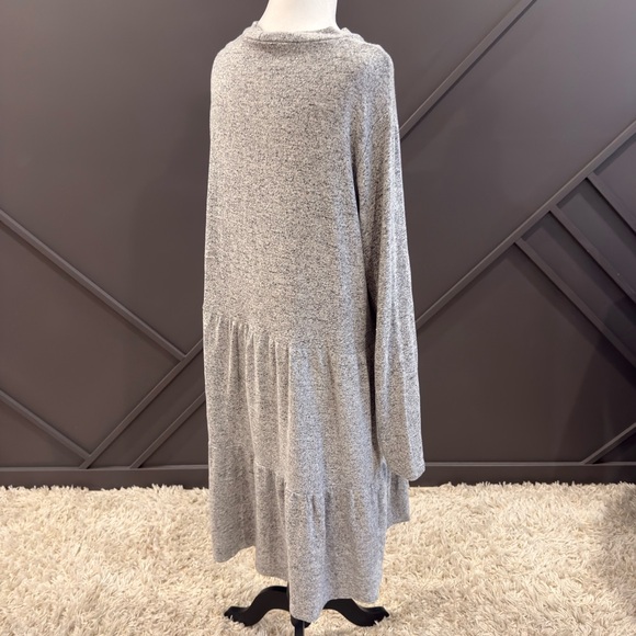 Vero Moda Heather Gray Long Sleeve Dress - Picture 5 of 7